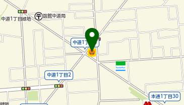 ほっともっと 函館中道店の地図画像