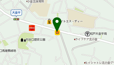 ほっともっと 松戸大金平店の地図画像