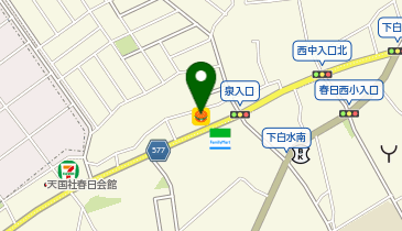 ほっともっと 春日西店の地図画像