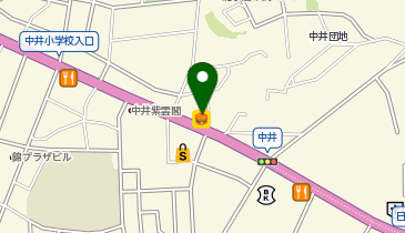 ほっともっと 中井店の地図画像