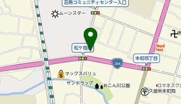 ほっともっと 久留米荘島店の地図画像