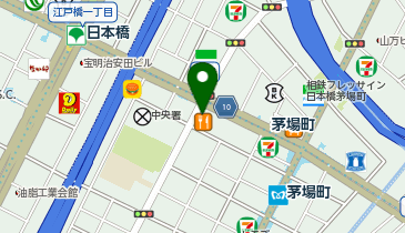 ほっともっと S茅場町店 ※ランチタイムのみ営業の地図画像