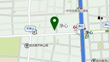 ほっともっと 浄心西店の地図画像