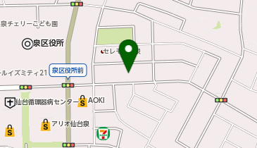 ほっともっと 仙台泉中央店の地図画像