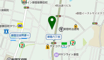 やよい軒 新宿明治通り店の地図画像