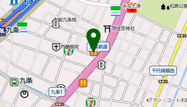 やよい軒 九条店の地図画像