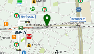 やよい軒 高円寺店の地図画像