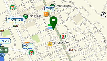 やよい軒 水道橋白山通り店の地図画像