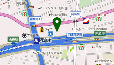 やよい軒 阿波座店の地図画像