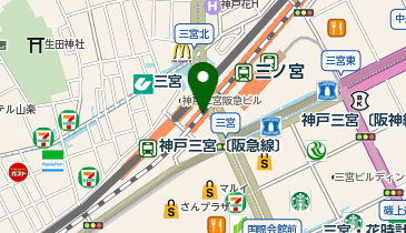 やよい軒 三宮店の地図画像