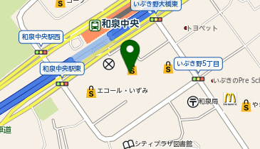 やよい軒 和泉中央店の地図画像