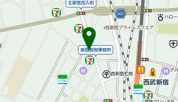 やよい軒 新宿小滝橋通り店の地図画像