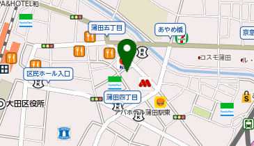 やよい軒 蒲田店の地図画像