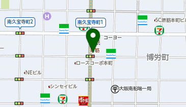 やよい軒 堺筋博労町店の地図画像