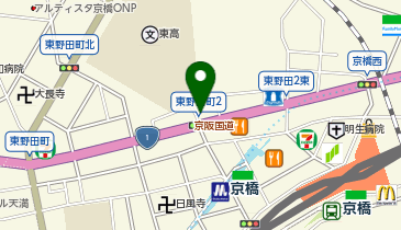 やよい軒 京橋店の地図画像