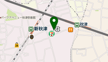 やよい軒 秋津店の地図画像