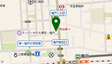 やよい軒 亀戸北口店の地図画像