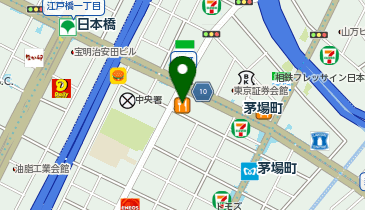 やよい軒 茅場町店の地図画像