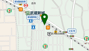 やよい軒 武蔵新城店の地図画像