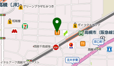 やよい軒 高槻店の地図画像