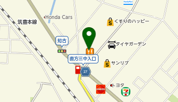 やよい軒 直方店の地図画像