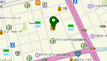 やよい軒 仙台一番町店の地図画像