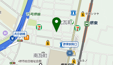 やよい軒 堺東店の地図画像