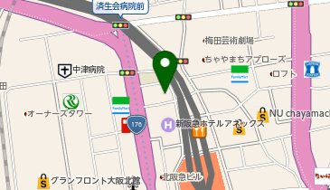 やよい軒 ユニゾ梅田店の地図画像