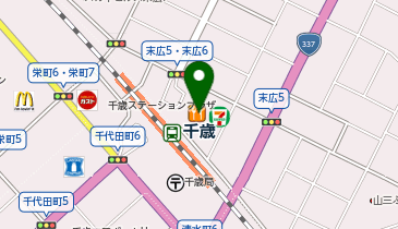 やよい軒 千歳駅前店の地図画像