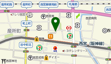 やよい軒 阪神西宮店の地図画像