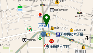 やよい軒 天六店の地図画像