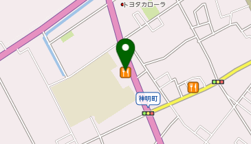 やよい軒 越谷神明町店の地図画像