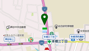 やよい軒 本郷店の地図画像