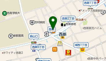 やよい軒 西新店の地図画像