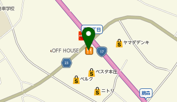 やよい軒 ベスタ本庄寿店の地図画像