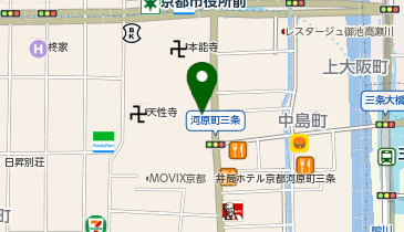 やよい軒 河原町三条店の地図画像
