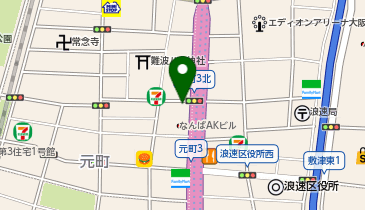 やよい軒 難波元町店の地図画像