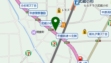 やよい軒 武蔵小杉店の地図画像