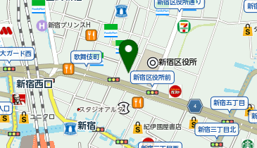 やよい軒 新宿歌舞伎町店の地図画像