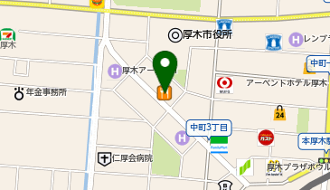 やよい軒 本厚木店の地図画像