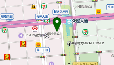 やよい軒 久屋大通駅前店の地図画像
