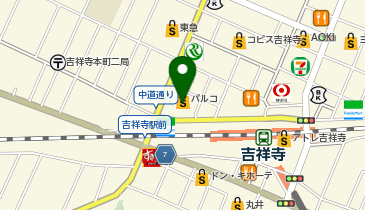 タワーレコード 吉祥寺パルコ店の地図画像