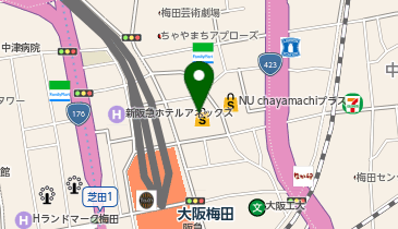 TOWER VINYL梅田店の地図画像