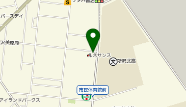 スイミングクラブ ルネサンス新所沢の地図画像