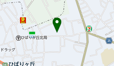 ルネサンス ひばりケ丘24の地図画像