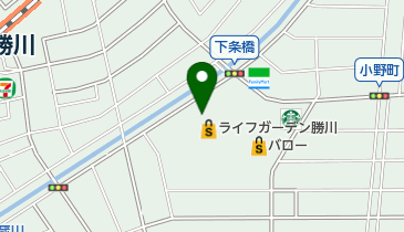 西松屋 ライフガーデン勝川店の地図画像