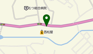 西松屋 むつ小川店の地図画像