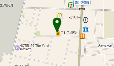 西松屋 フレスポ国分店の地図画像