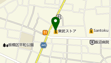 西松屋 東武ストア板橋前野町店の地図画像