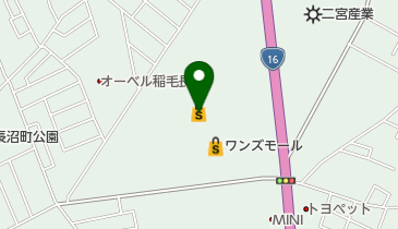 西松屋 ワンズモール稲毛店の地図画像